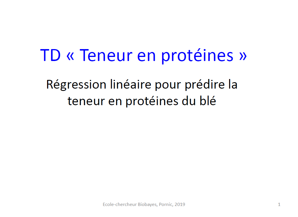 Extrait du TD Teneur